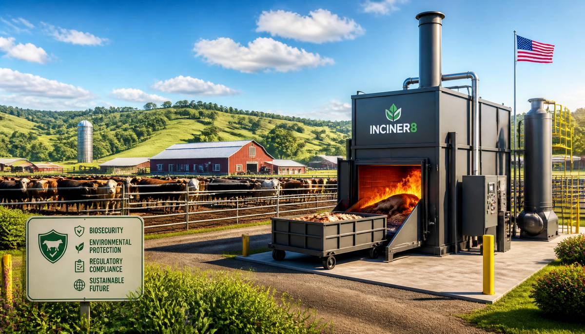 Understanding Incineration in Agriculture: a Look at How an Incinerator Works for Cattle Farming in the USA