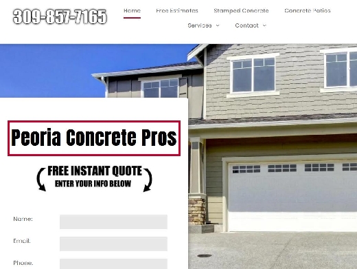 https://www.concretecontractorspeoria.net/ website