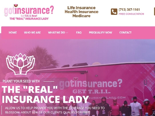 https://www.therealinsurancelady.com/ website